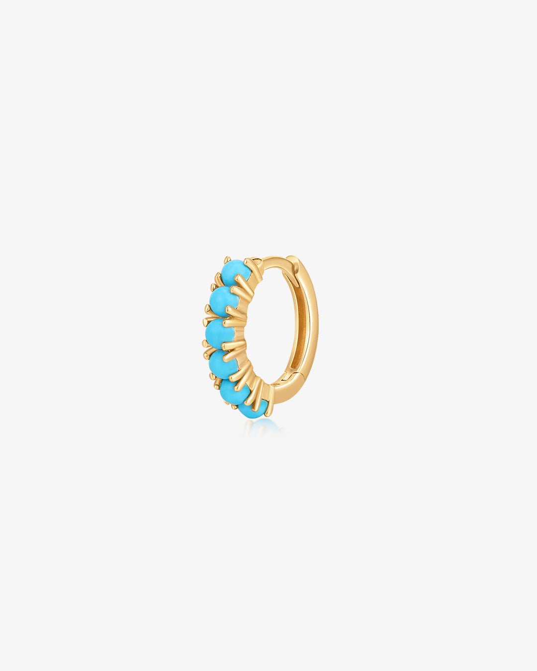 MARIA | Turquoise Single Huggie Hoop