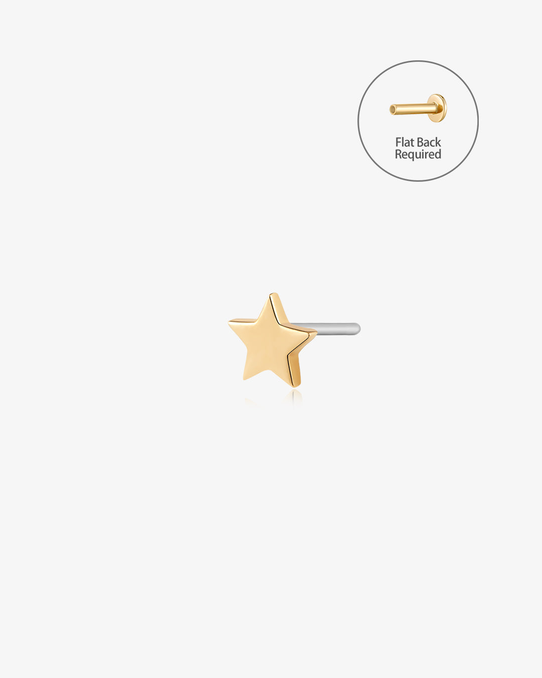 TWINKLE | Star Threadless Flatback Earring