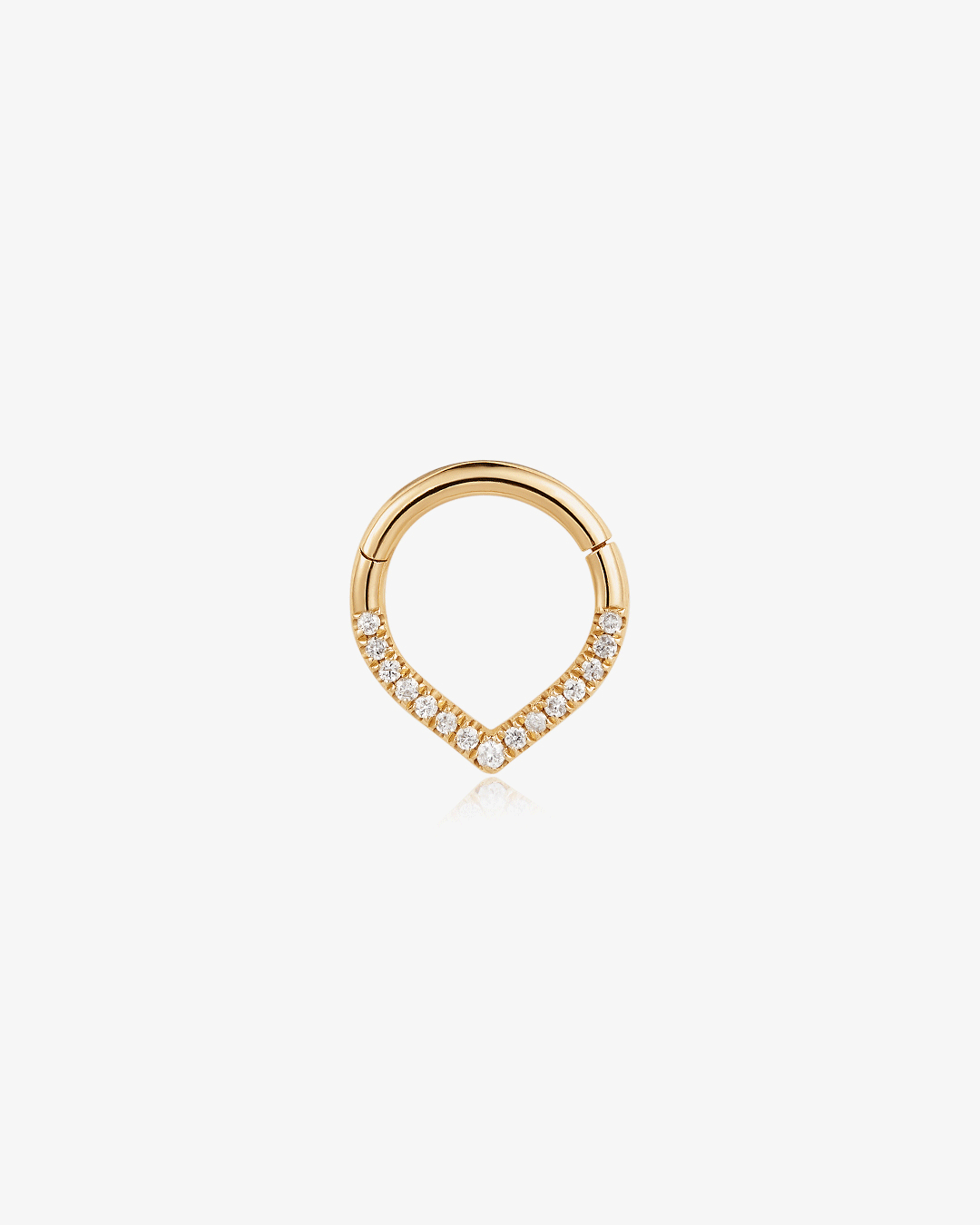 KENNEDY | Curved Diamond Clicker Hoop
