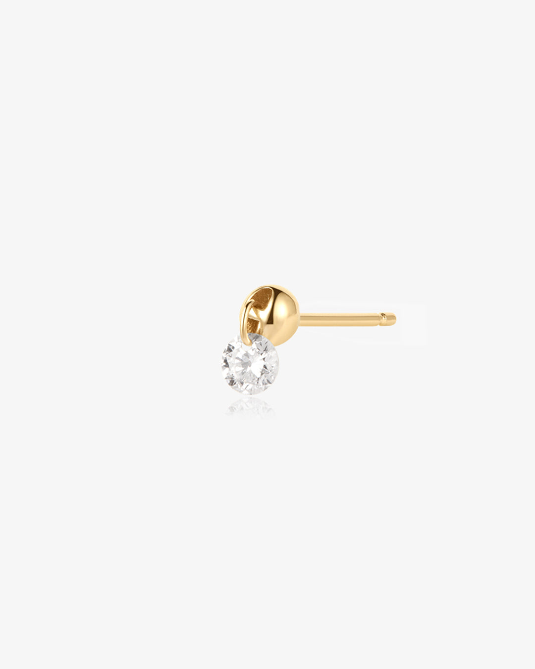 CHEVAL | Single Floating Diamond Stud Earring