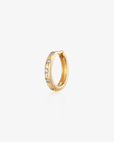 POPPY | Lab Grown Diamond Narrow Huggie