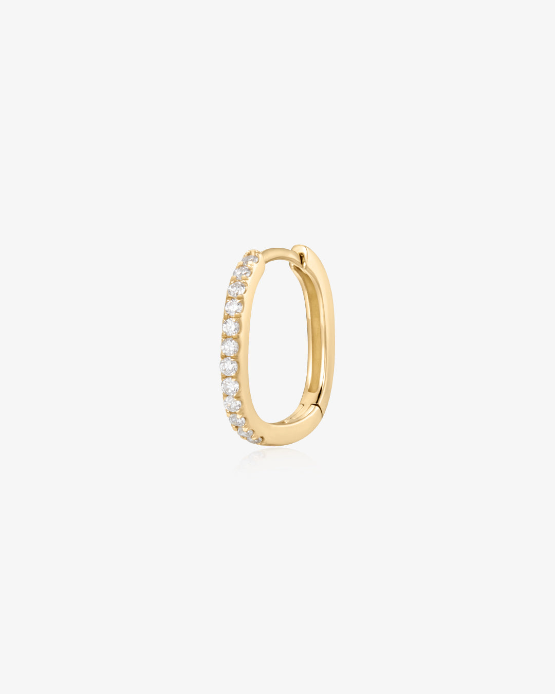 IMAN | Lab Grown Diamond Paperclip Huggie