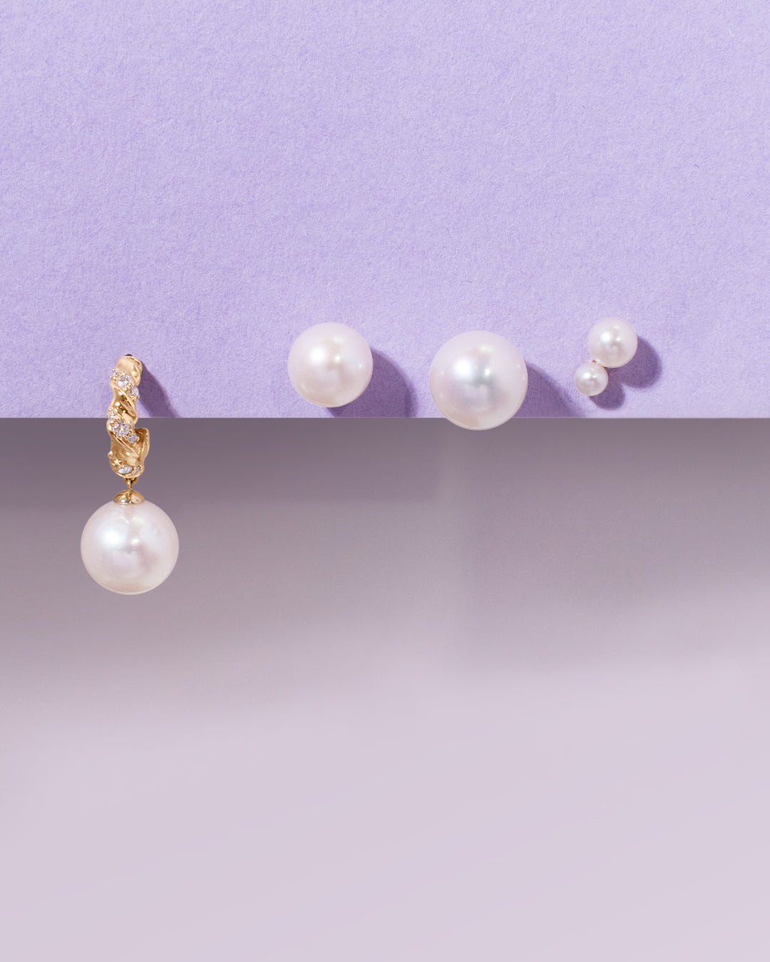 LUNARA |7.5-8MM Pearl Single Stud Earring