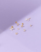 BELLATRIX | Lab Grown Diamond Butterfly Threaded Flatback