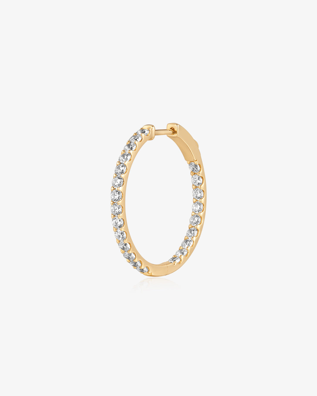 Lab Grown Diamond Pavé Single Hoop