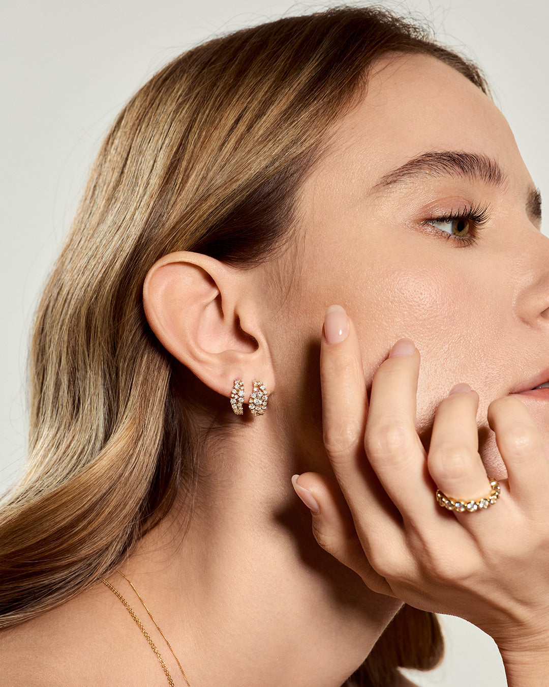 Micro-Stellar Lab-Grown Diamond Hoops