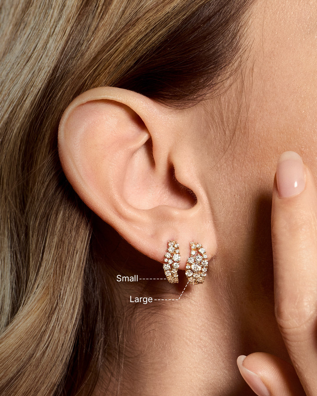 Micro-Stellar Lab-Grown Diamond Hoops