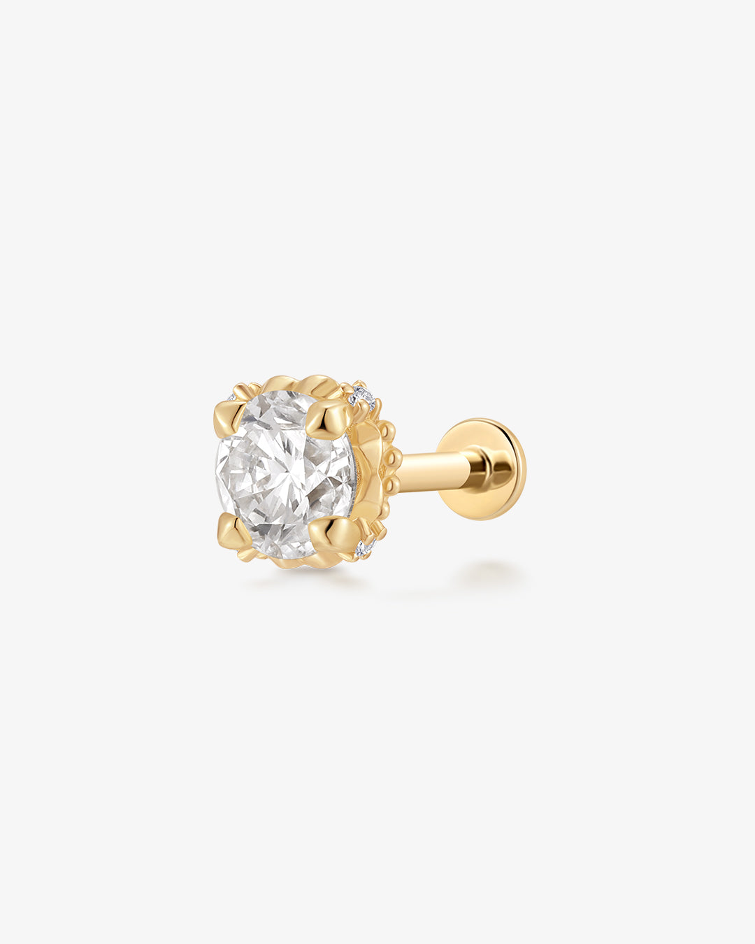 REMY | Lab Grown Diamond Accented Threaded Flatback