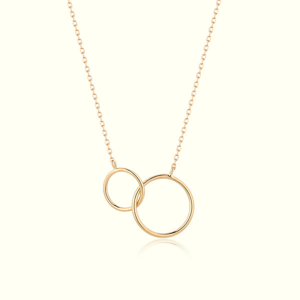 HELEN | Interlinked Circles Necklace