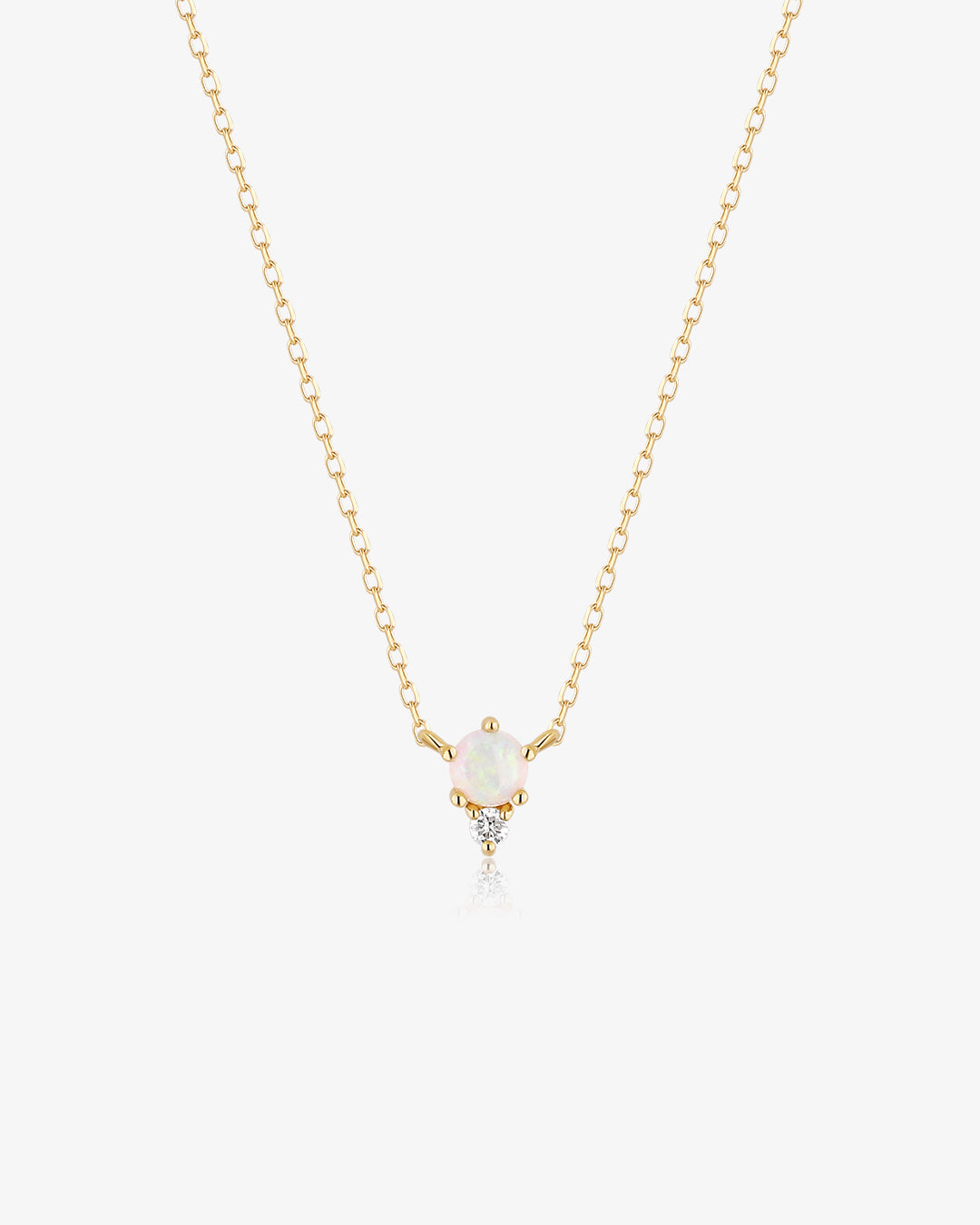ZENA | Opal and Diamond Necklace