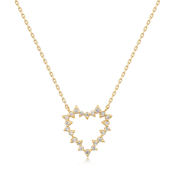 SAYLOR | Lab-Grown Diamond Heart Necklace