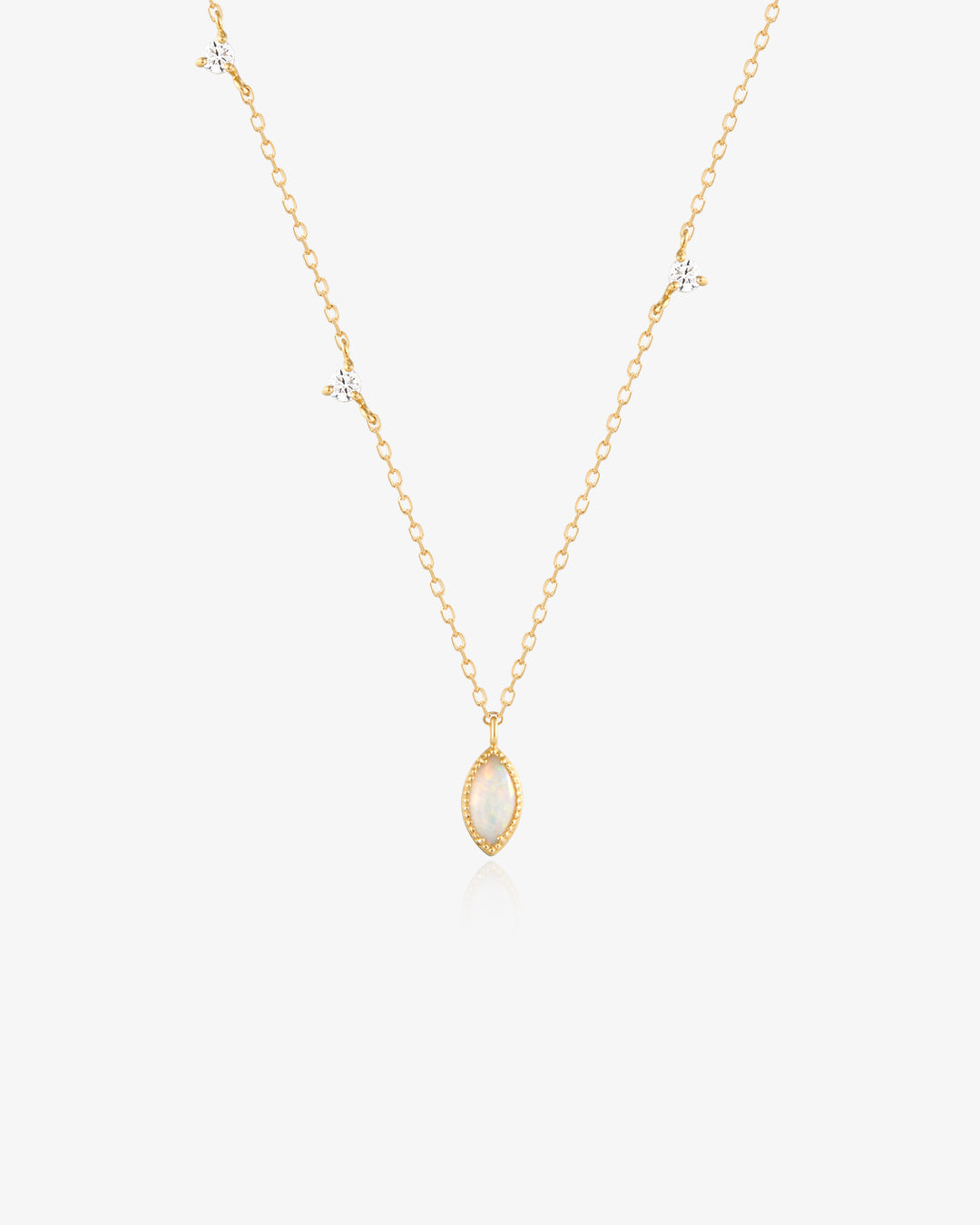 LYRIC | Opal and Lab Grown Diamond Necklace