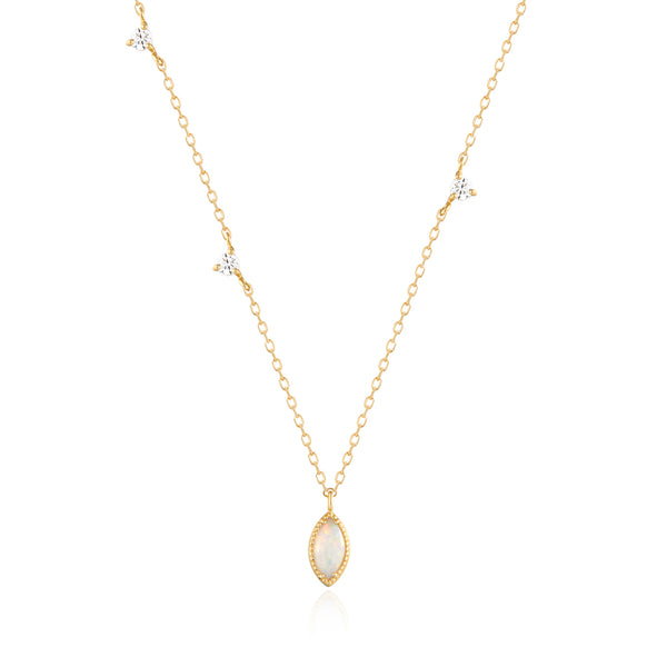 LYRIC | Opal and Lab-Grown Diamond Necklace