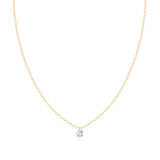 PIROUETTE | Single Floating Dia Necklace