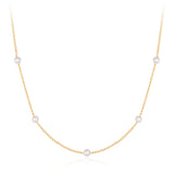 CAROLINA | Pearl Station Necklace