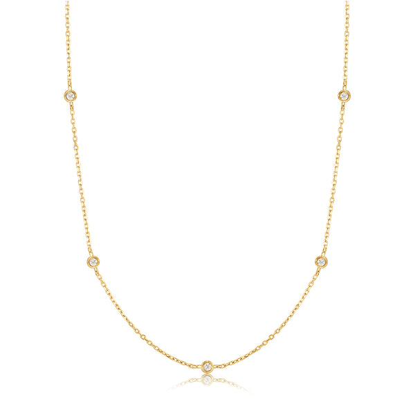 RITA | Natural Diamond Station Necklace