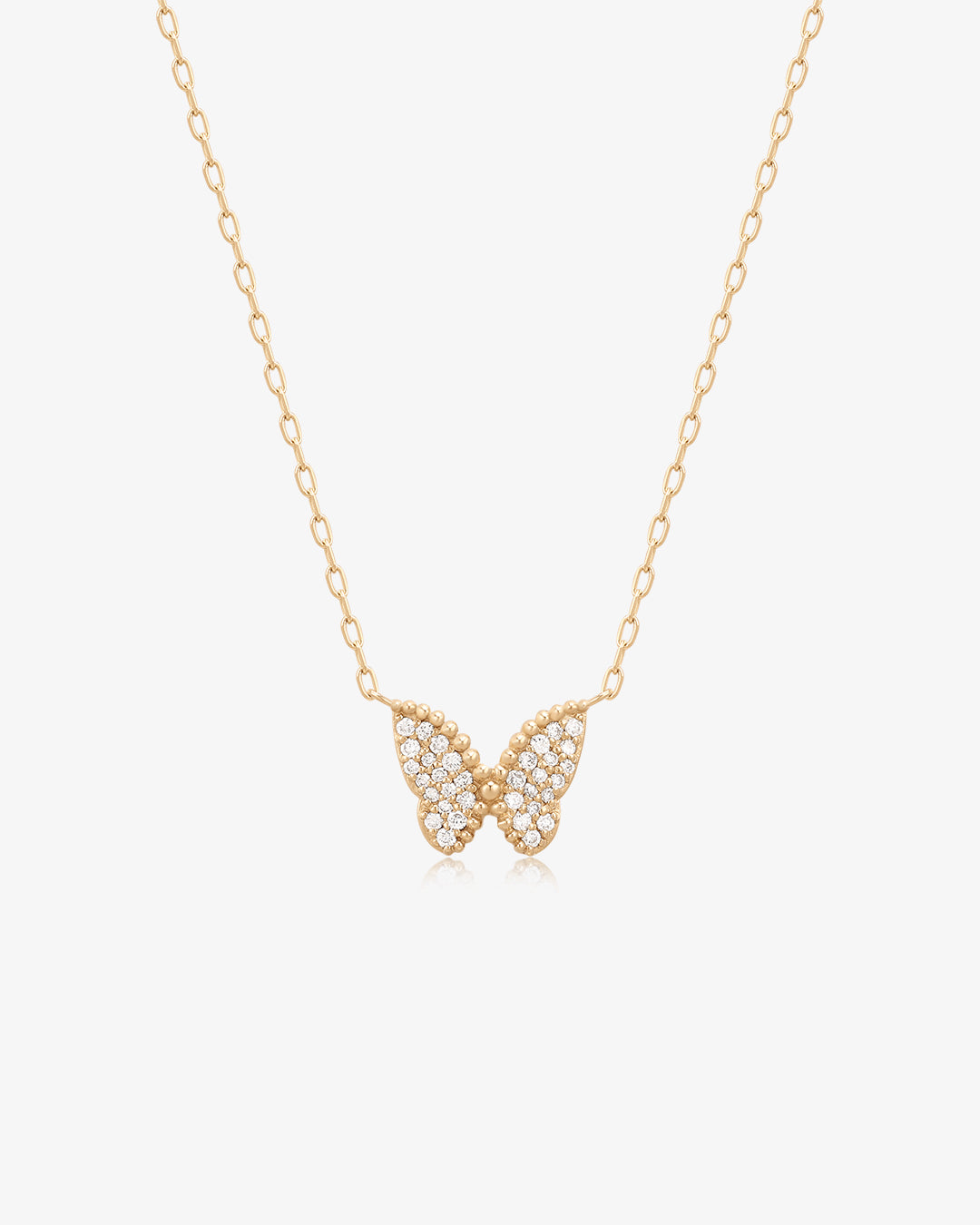 CHRYSALIS | Pave Lab Grown Diamond Butterfly Necklace