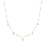 KAYSIA | Dangling Pear Lab Grown Diamonds Necklace