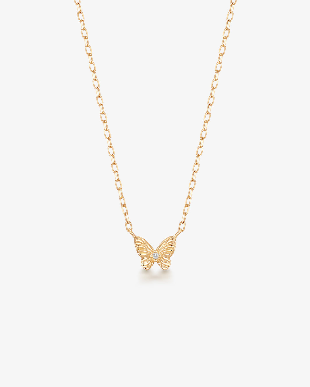 ROSAMEL | Lab Grown Diamond Accent Butterfly Necklace