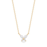 ROSAMEL | Lab Grown Diamond Accent Butterfly Necklace
