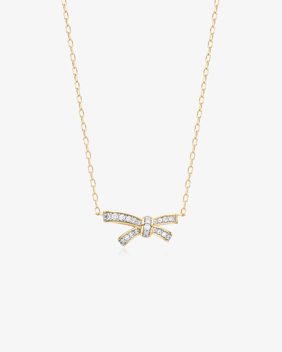 MARISTELA | Lab Grown Diamond Bow Necklace