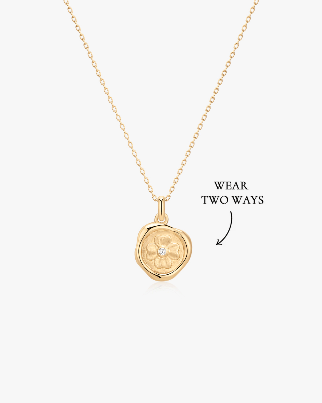 TIRZA | Double Sided Lab Grown Diamond Necklace