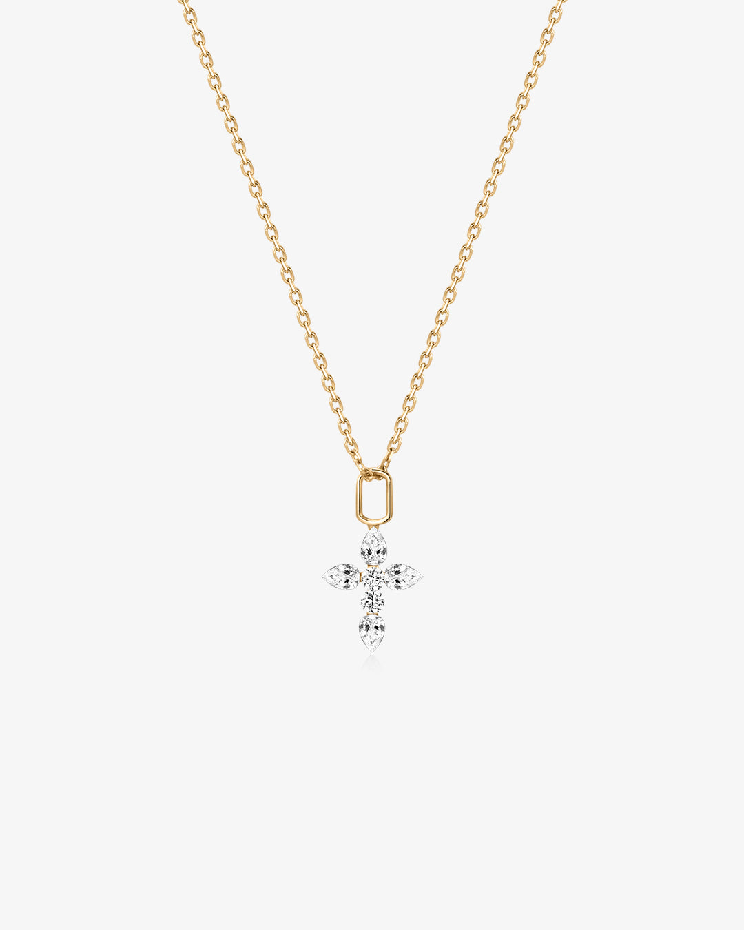 Lab Grown Diamond Cross Necklace