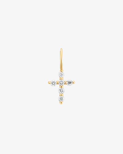 GRACE | Diamond Cross Charm