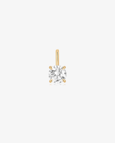 Round Lab Grown Diamond Necklace Charm (0.83 ct. tw.)