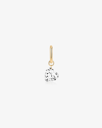 Heart Lab-Grown Diamond Charm (0.9 ct. tw.)