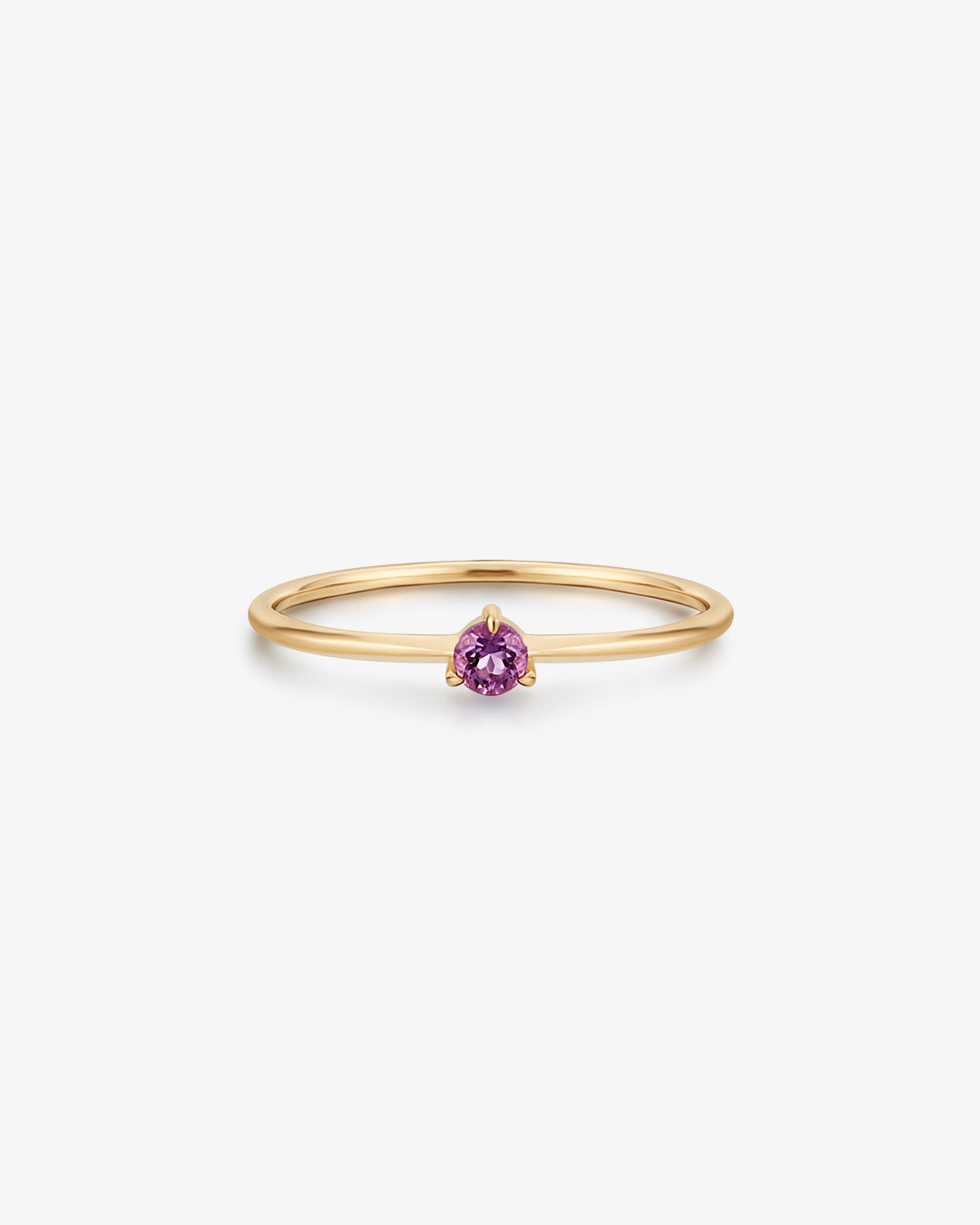 ELVA | Amethyst Solitaire Ring