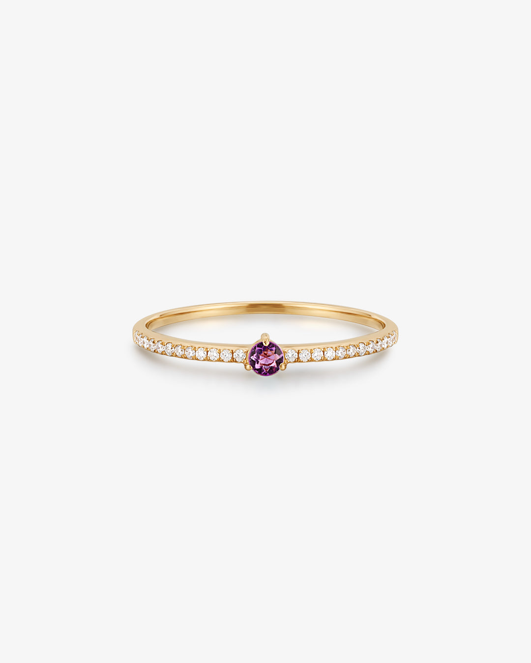 GISELLE | Amethyst and Diamond Ring