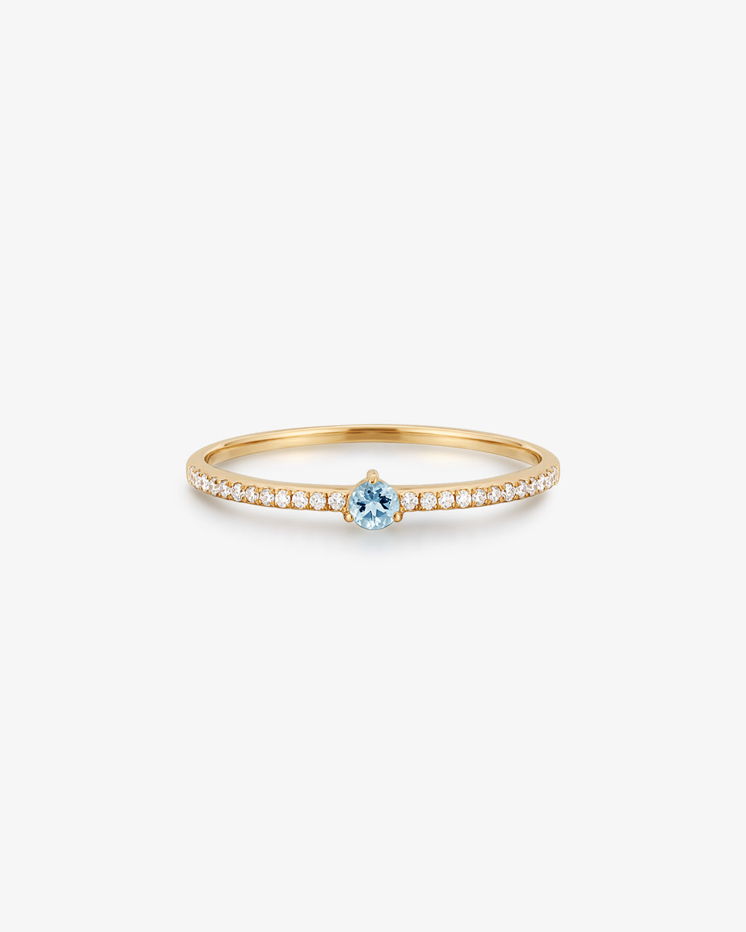JASMINE | Aquamarine and Diamond Ring