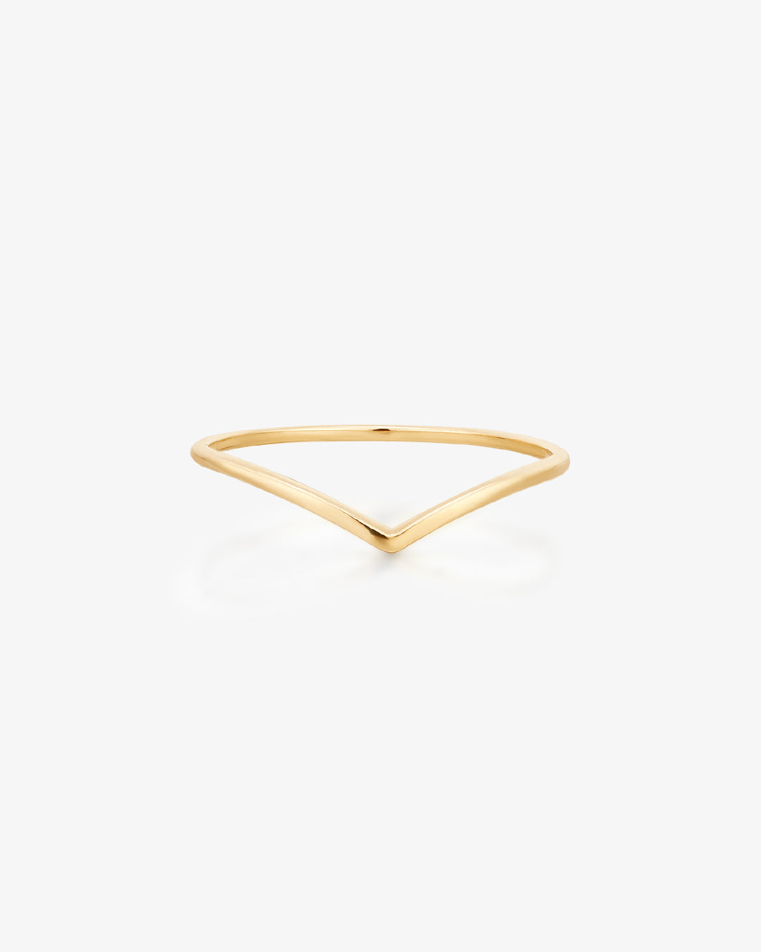 VEE | Gold Wishbone Ring