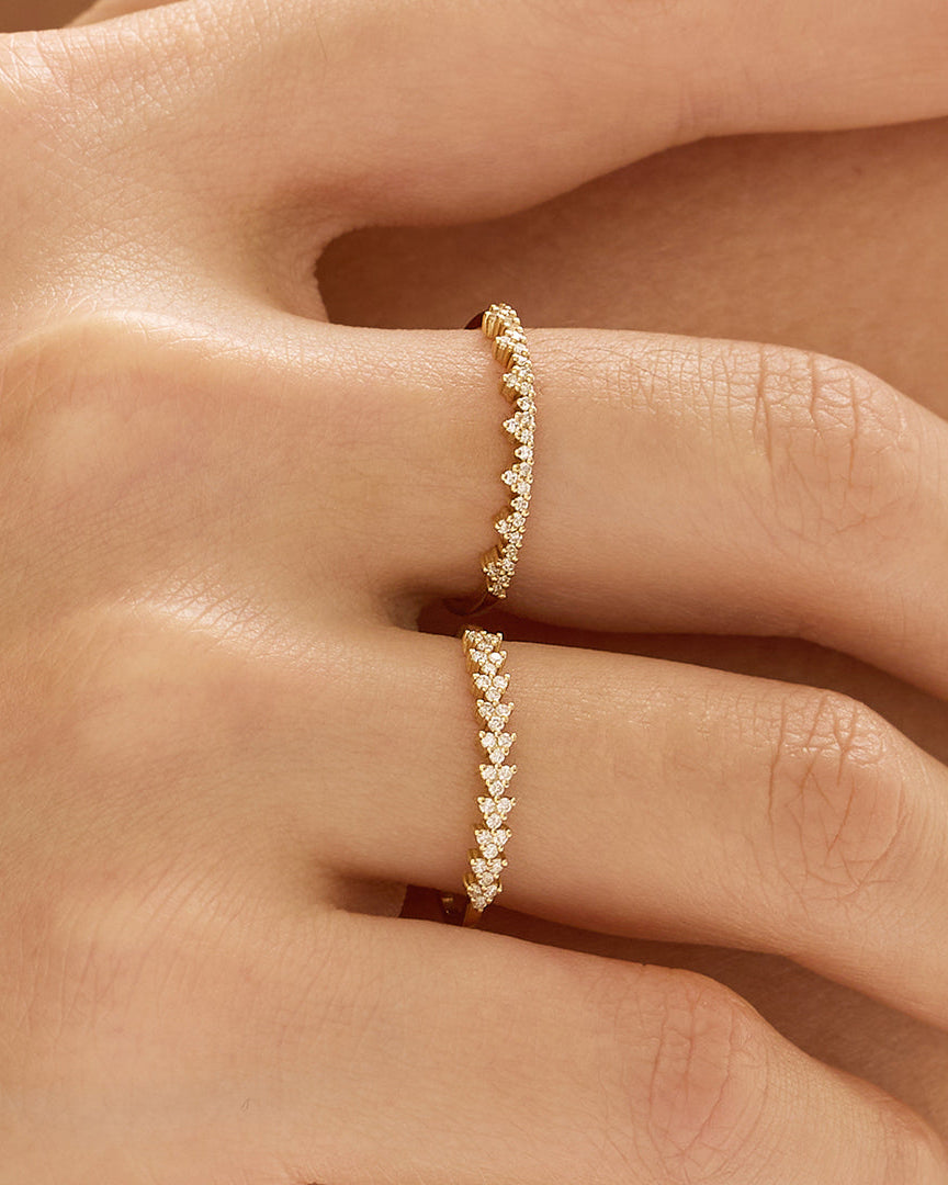 JAMIE | Natural Diamond Wreath Ring
