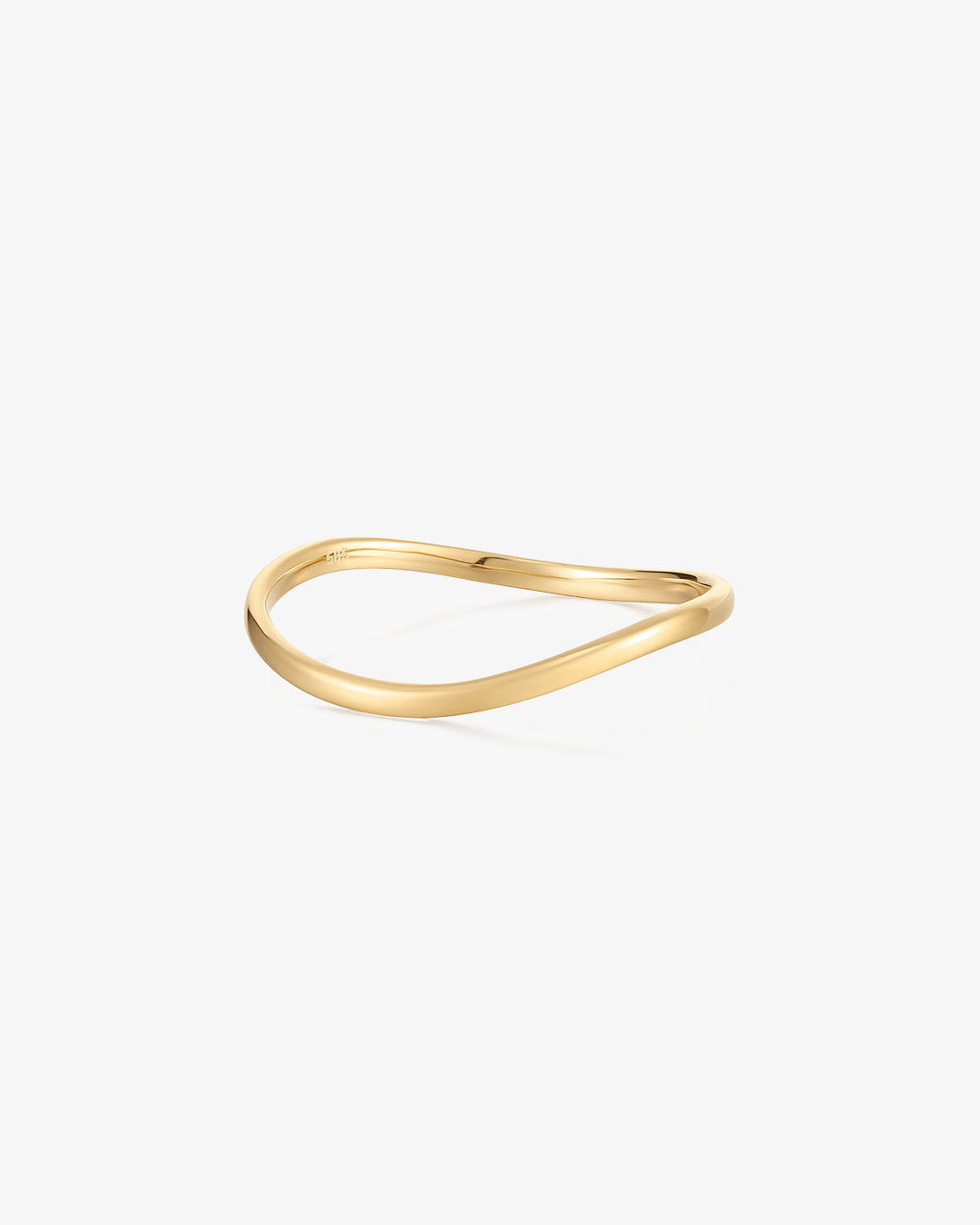NICOLE | 14kt Gold Wave Band