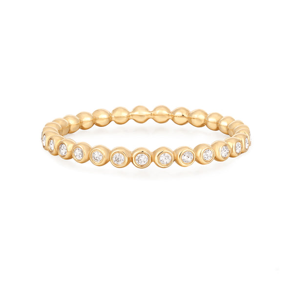 VIOLA | Lab Grown Diamond Beaded Band