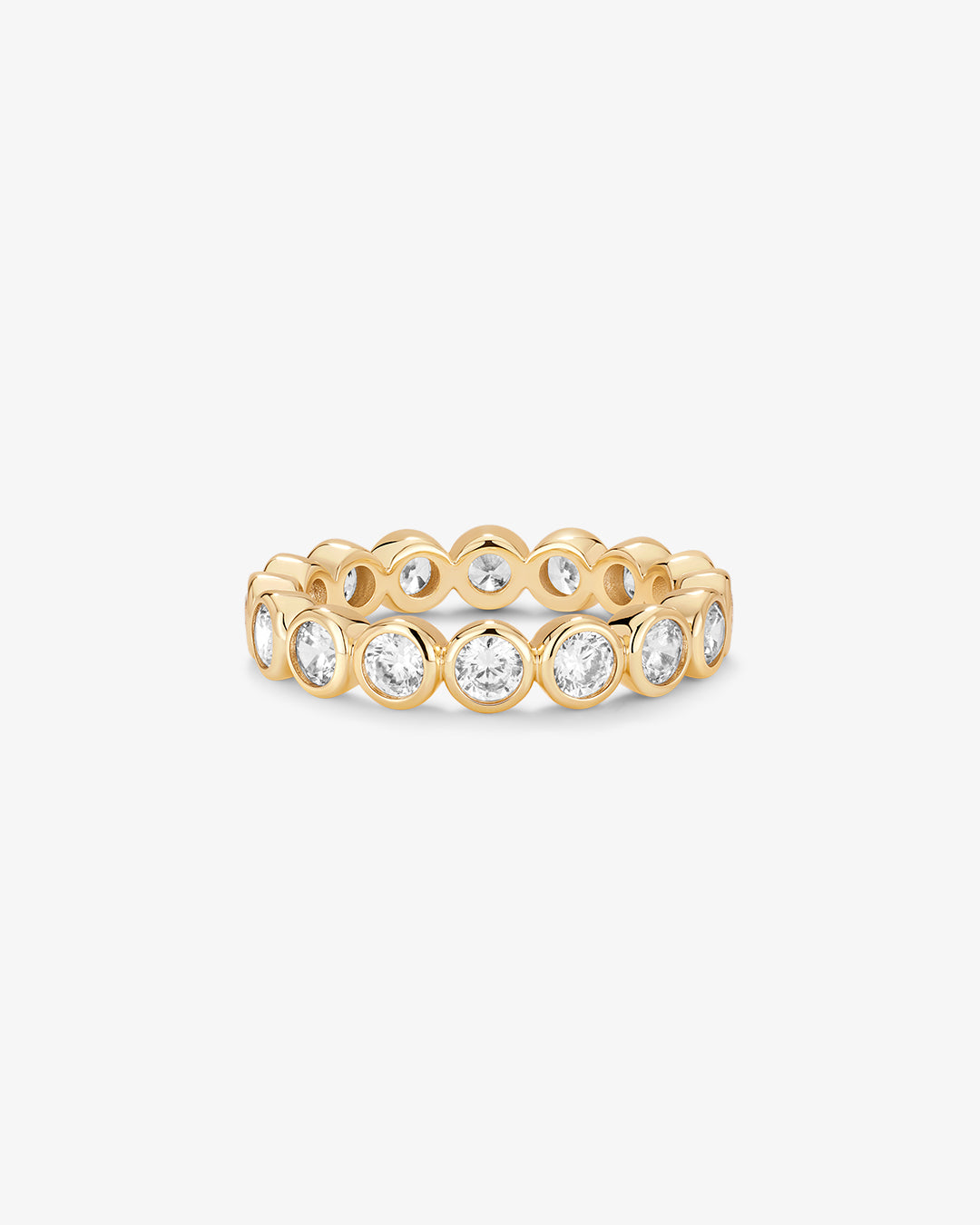 Bezel-Set Lab Grown Diamond Eternity Band #7