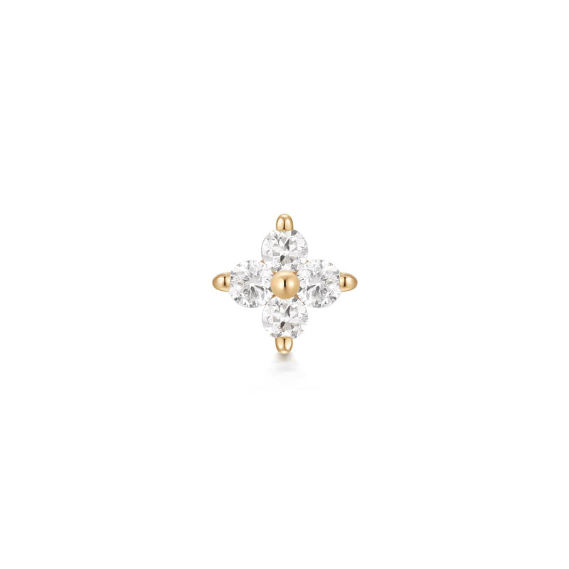 CAPELLA | Mini Pointed Star Threadless Flatback Earring
