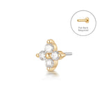 MINTAKA | Pointed Star Threadless Flatback Earring