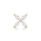 CALLISTA | Marquise Pointed Star Threadless Flatback Earring