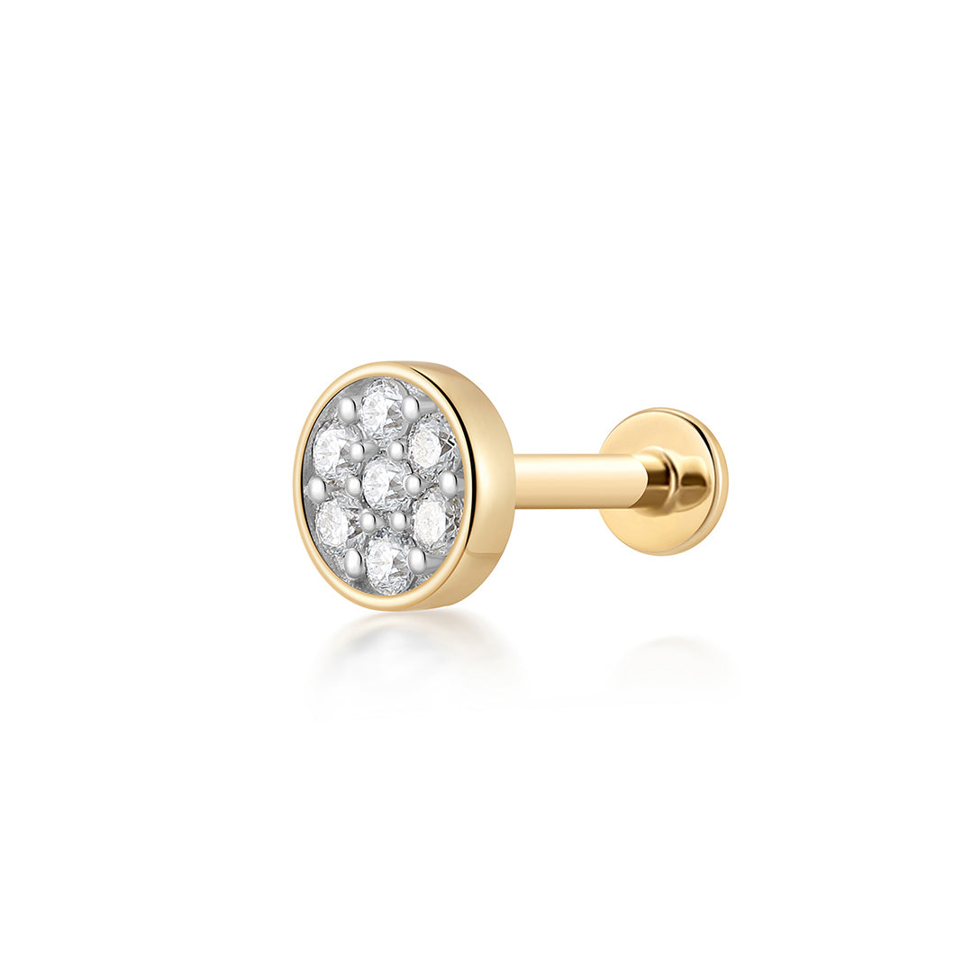 PETRA | Lab Grown Diamond Threaded Flatback