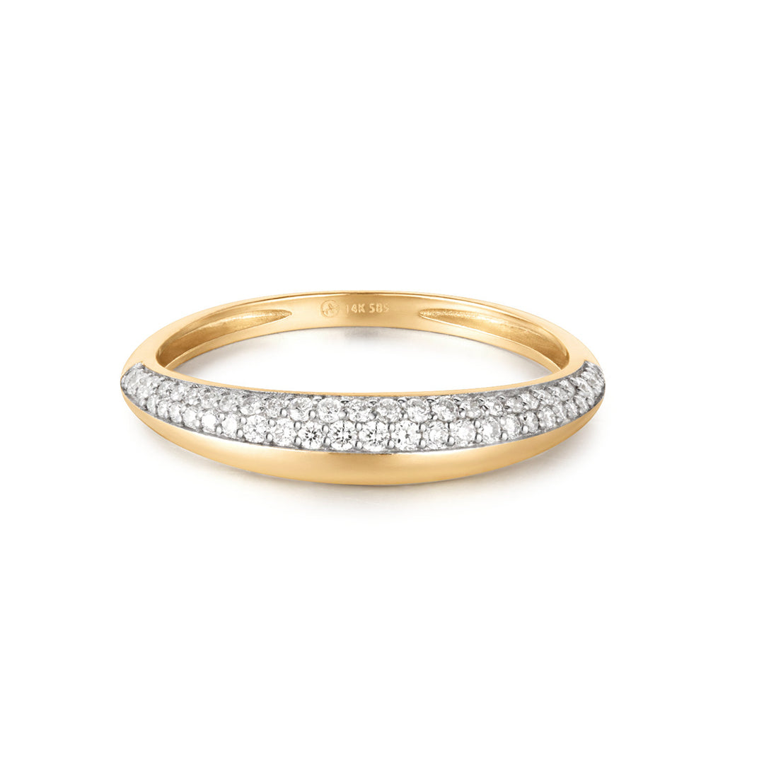 GILEA | Two-Tone Pave Lab Grown Diamond Ring