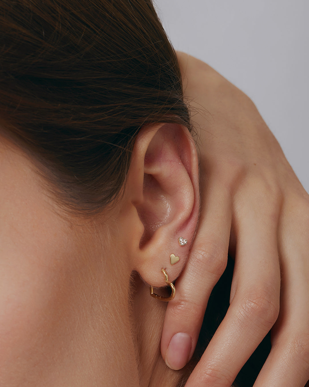 JULIETTE | Single Heart-Shaped Hoop