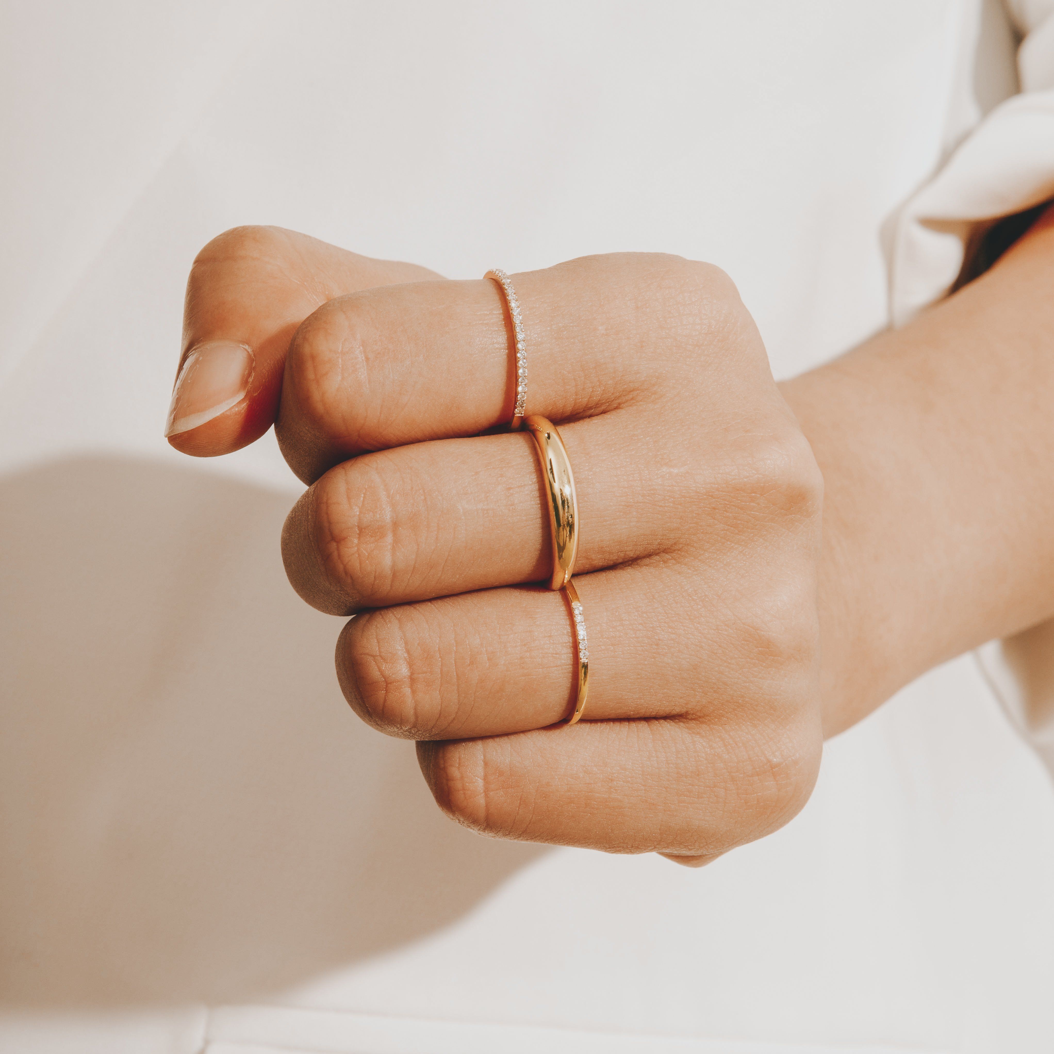 LOLA | Diamond Band Rings AURELIE GI 