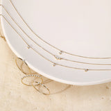 CRESSIDA | Floating Triple Diamond Necklace Necklaces AURELIE GI 