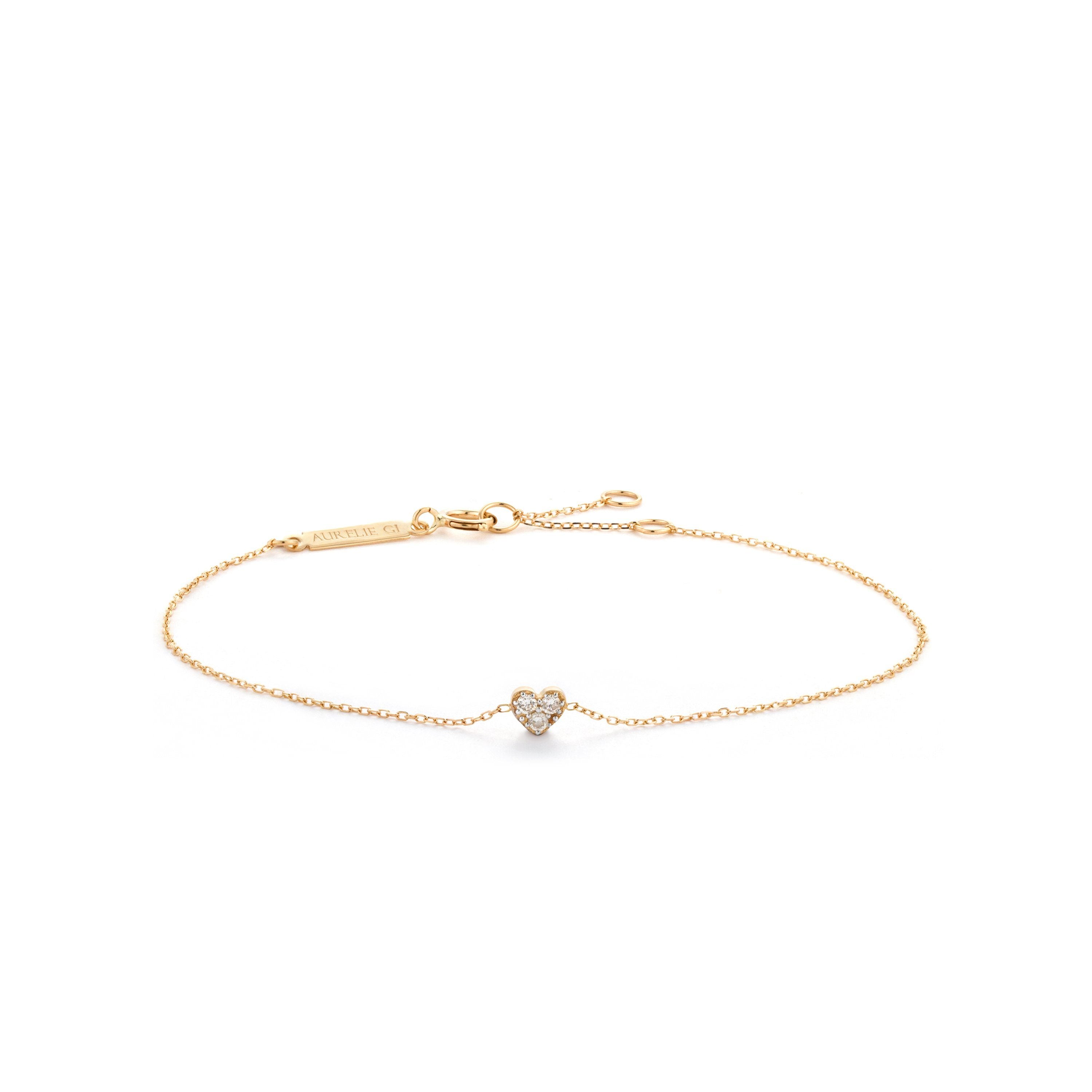 SOPHIE | Diamond Heart Bracele