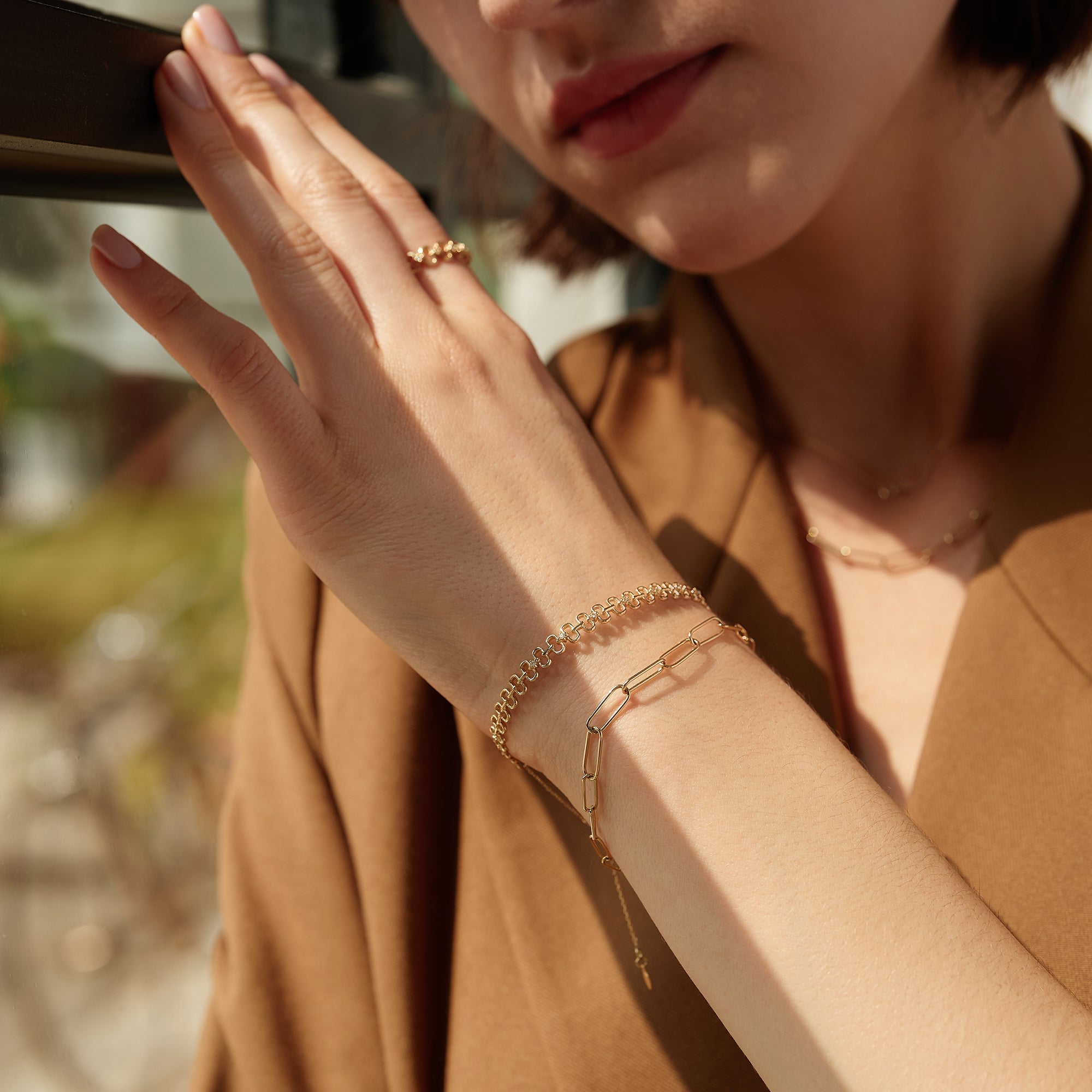 THEODORA | Graduated Paper Clip Bracelet Bracelets AURELIE GI 