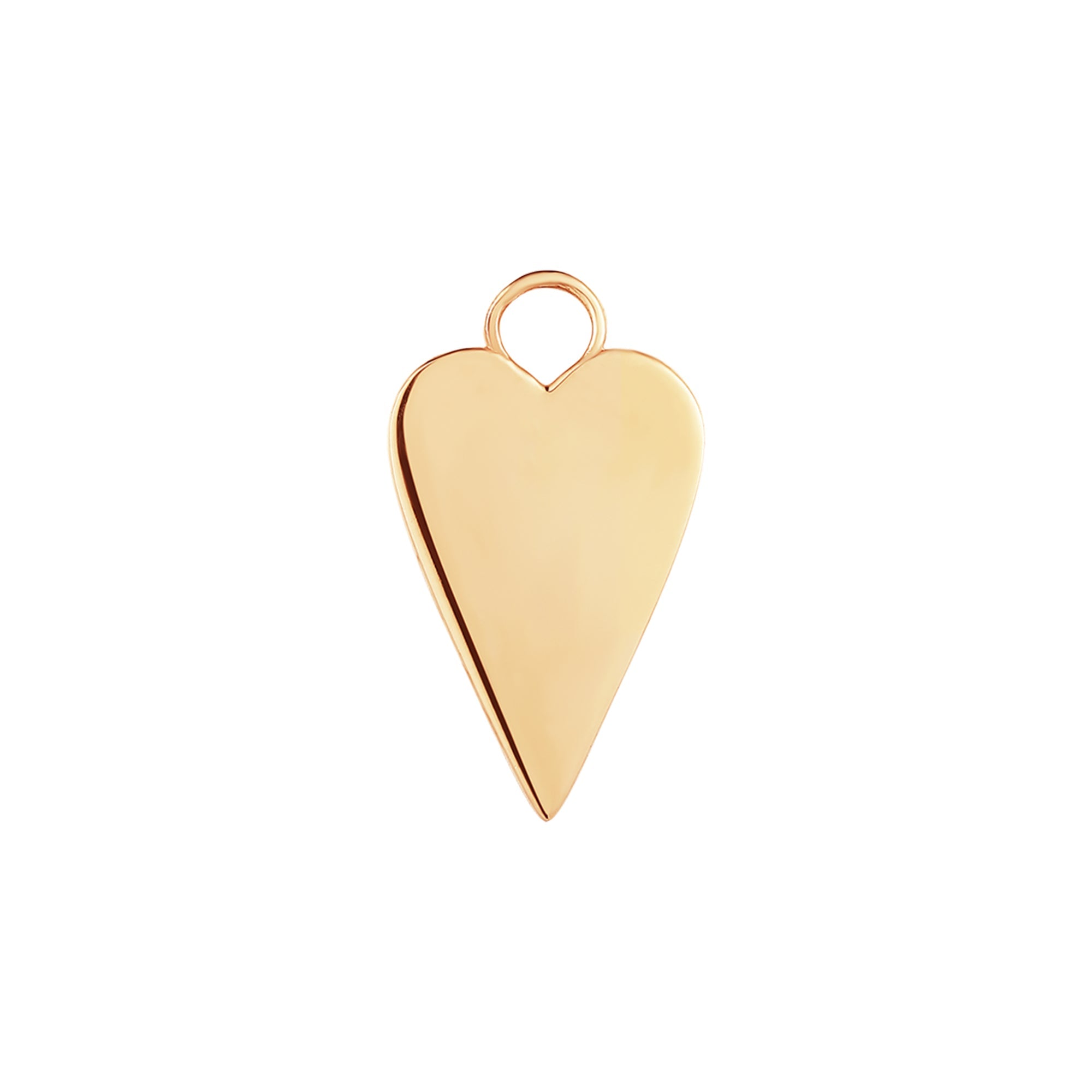 AMOUR | Engravable Heart Earring Charm Earring Charms AURELIE GI 