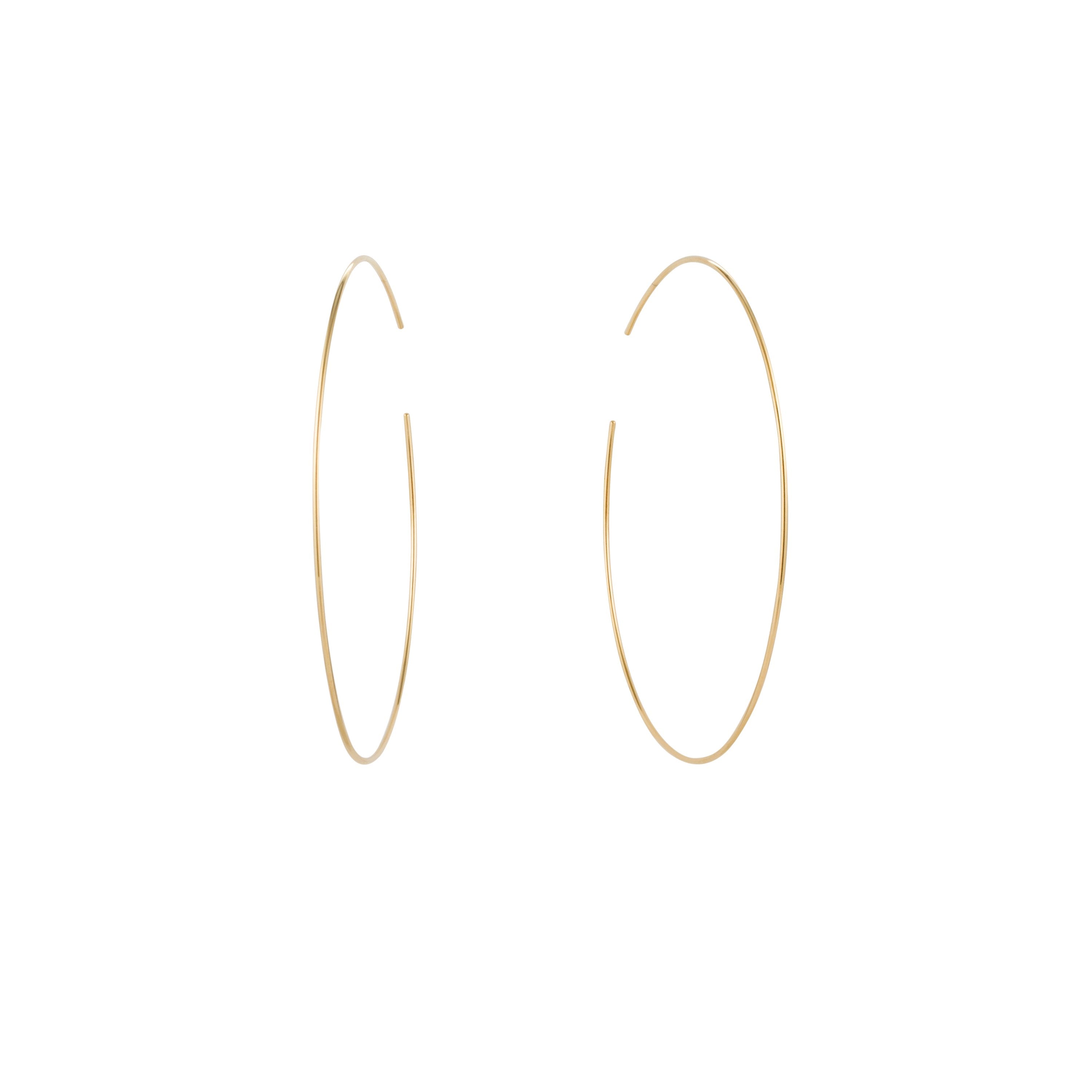 DONNA | Large Seamless Hoops Hoops & Huggies AURELIE GI 